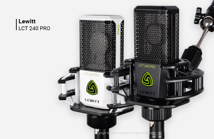 میکروفون استودیویی Lewitt LCT 240 PRO Black Bundle میکروفون استودیویی Lewitt LCT 240 PRO Black Bundle