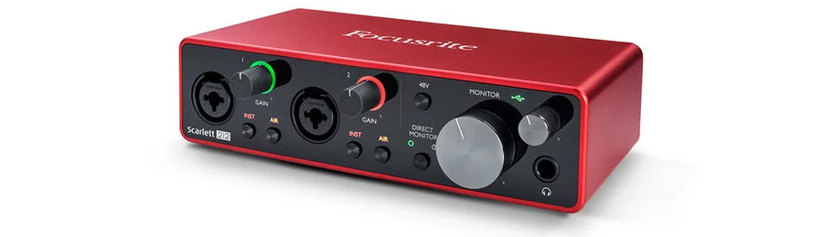 کارت صدا Focusrite Scarlett 2i2 Studio 3rd Gen Recording Bundle کارت صدا Focusrite Scarlett 2i2 Studio 3rd Gen Recording Bundle