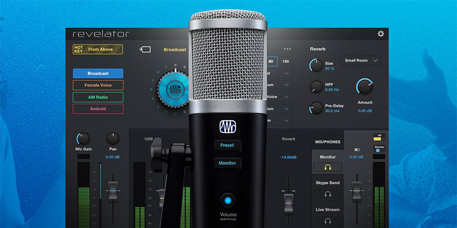میکروفون یو اس بی PreSonus Revelator USB-C Microphone میکروفون یو اس بی PreSonus Revelator USB-C Microphone