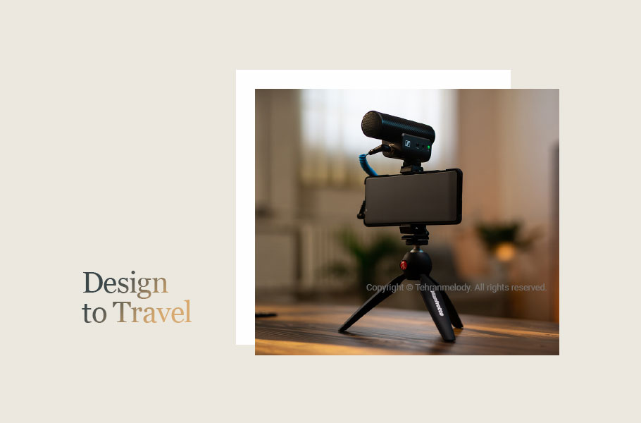کیت میکروفون مخصوص موبایل Sennheiser MKE 400 Mobile Kit