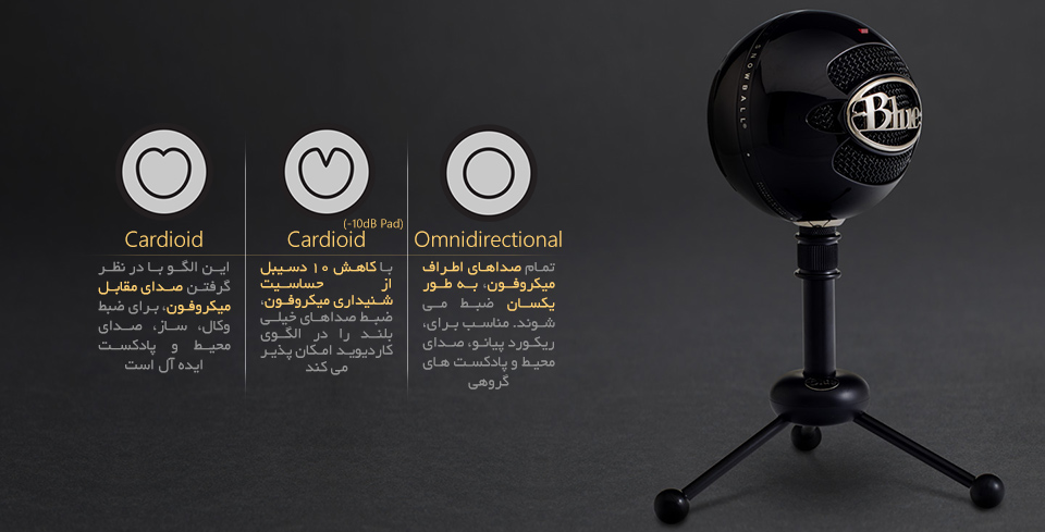 میکروفون Blue Snowball GB میکروفون Blue Snowball GB