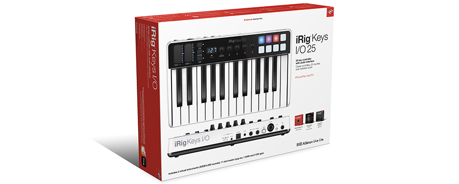 میدی کنترلر IK Multimedia iRig Keys I/O 25