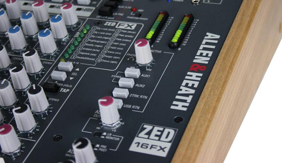 Allen & Heath ZED-16FX میکسر صدا Allen & Heath ZED-16FX میکسر صدا