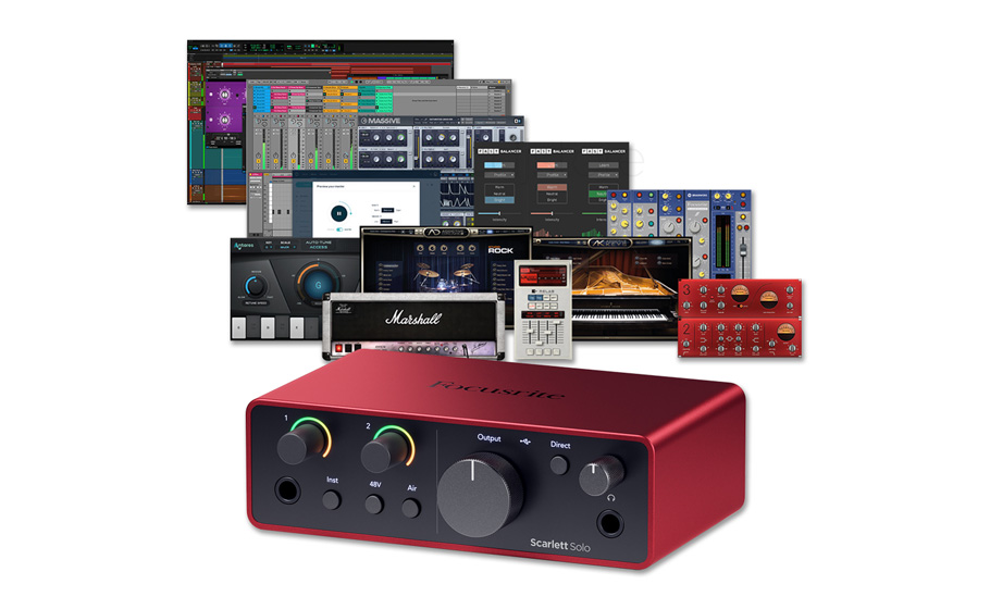 کارت صدا Focusrite Scarlett Solo 4th Gen کارت صدا Focusrite Scarlett Solo 4th Gen