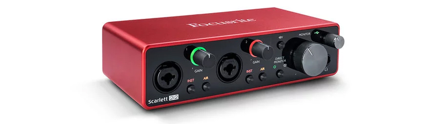 کارت صدا Focusrite Scarlett 2i2 Studio 3rd Gen Recording Bundle کارت صدا Focusrite Scarlett 2i2 Studio 3rd Gen Recording Bundle