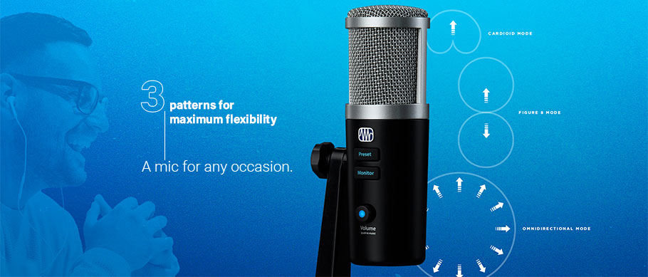 میکروفون یو اس بی PreSonus Revelator USB-C Microphone میکروفون یو اس بی PreSonus Revelator USB-C Microphone