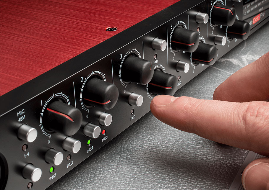 Focusrite Scarlett OctoPre پری آمپ Focusrite Scarlett OctoPre پری آمپ