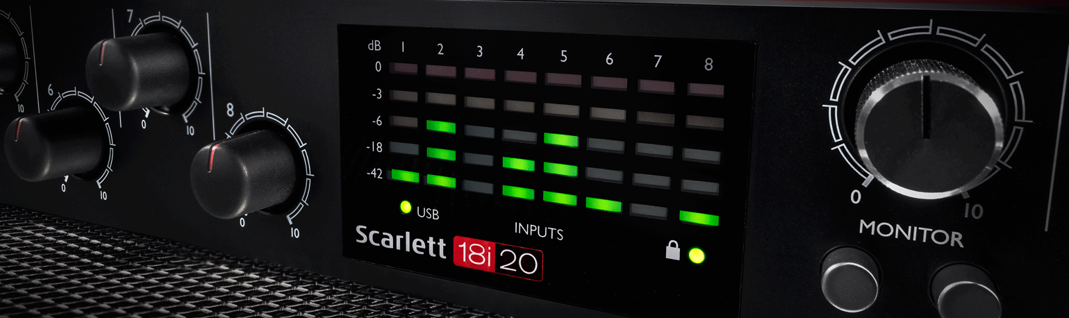 Focusrite Scarlett 18i20 G2 کارت صدا Focusrite Scarlett 18i20 G2 کارت صدا