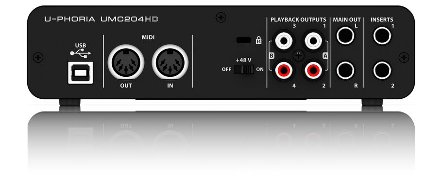 کارت صدا Behringer UMC204HD کارت صدا Behringer UMC204HD