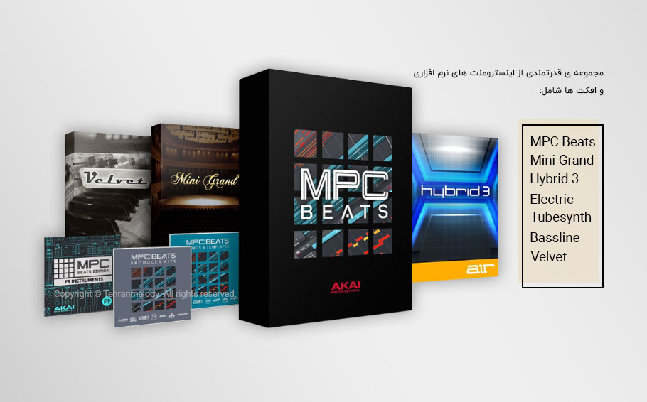 میدی کنترلر AKAI MPK Mini MK3 میدی کنترلر AKAI MPK Mini MK3