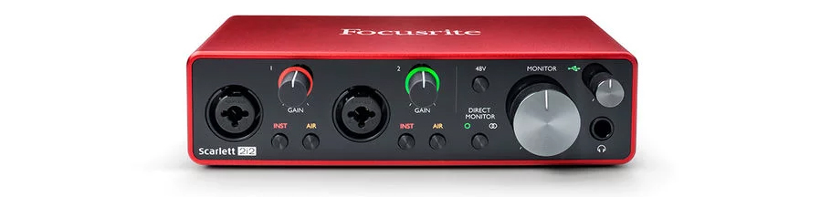کارت صدا Focusrite Scarlett 2i2 Studio 3rd Gen Recording Bundle کارت صدا Focusrite Scarlett 2i2 Studio 3rd Gen Recording Bundle