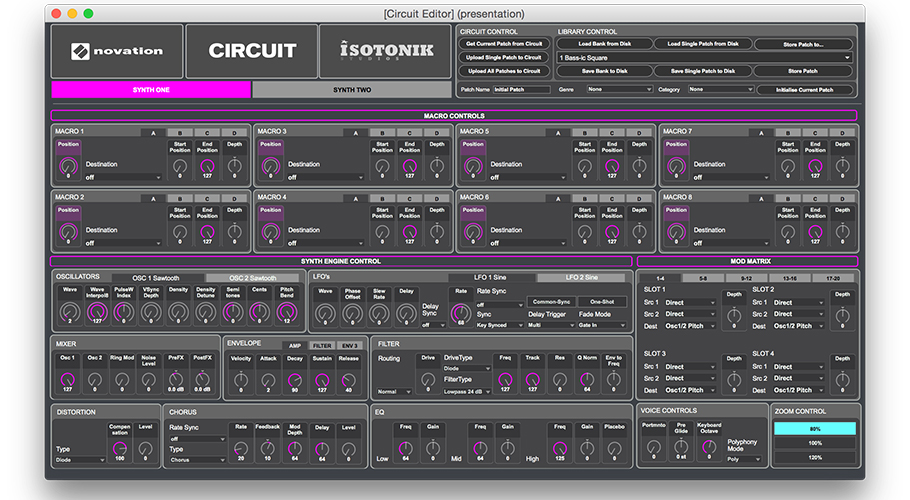 Novation Circuit سینتی سایزر و پد کنترلر Novation Circuit سینتی سایزر و پد کنترلر