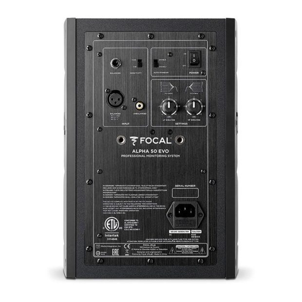 اسپیکر مانیتورینگ فوکال FOCAL Alpha 50 Evo - تصویر 7