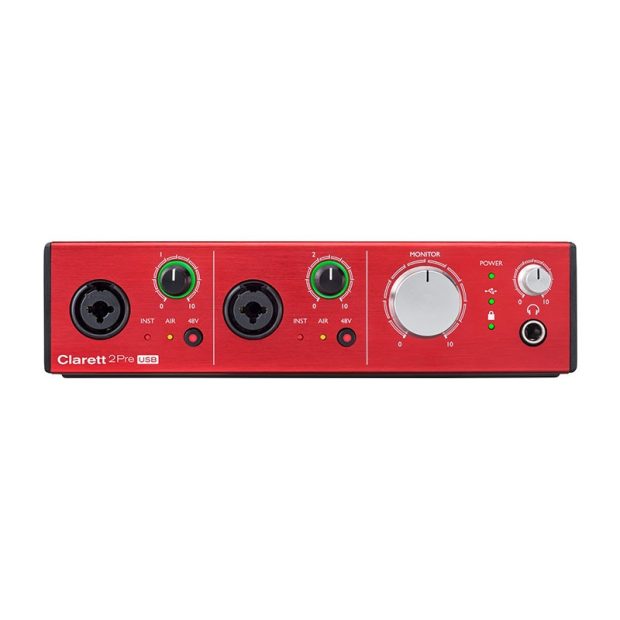کارت صدا فوکوسرایت Focusrite Clarett 2Pre USB - تصویر 1
