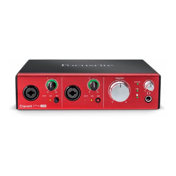 کارت صدا فوکوسرایت Focusrite Clarett 2Pre USB - تصویر 5