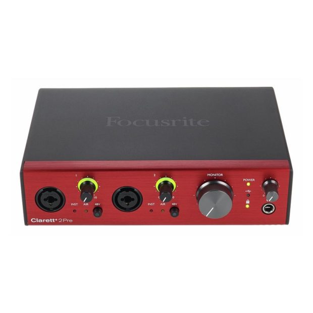 کارت صدا فوکوسرایت Focusrite Clarett+ 2Pre USB-C - تصویر 4