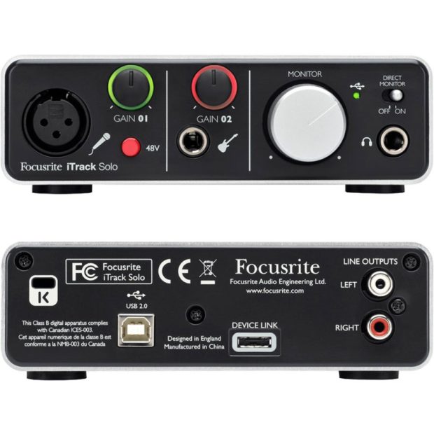 کارت صدا و پکیج استودیو مخصوص آیپد فوکوسرایت Focusrite iTrack Studio - تصویر 2