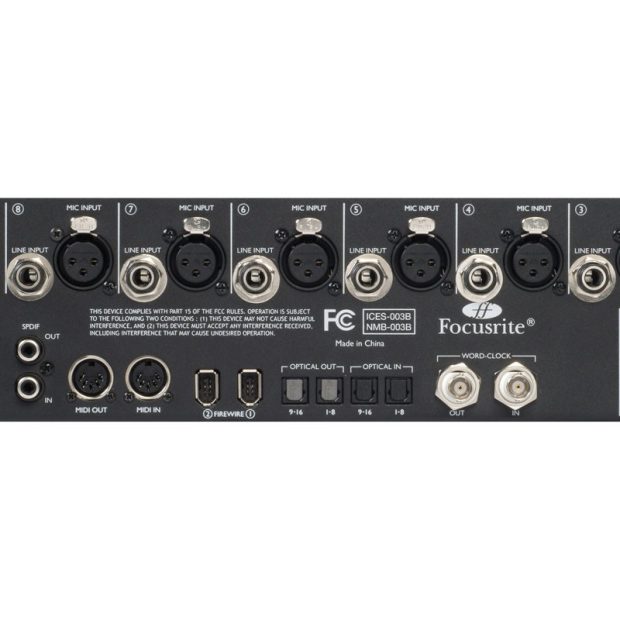 کارت صدا فوکوسرایت Focusrite Saffire liquid 56 - تصویر 10