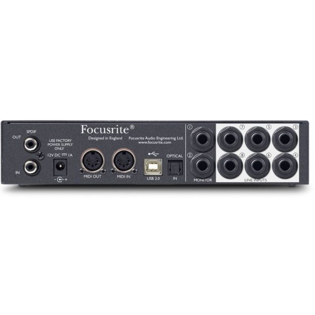 کارت صدا فوکوسرایت Focusrite Scarlett 18i6 USB 2.0 - تصویر 3