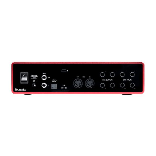کارت صدا فوکوسرایت Focusrite Scarlett 18i8 3rd Gen - تصویر 4