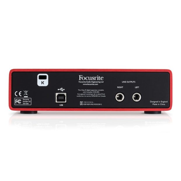 کارت صدا فوکوسرایت Focusrite Scarlett 2i2 G2 - تصویر 2