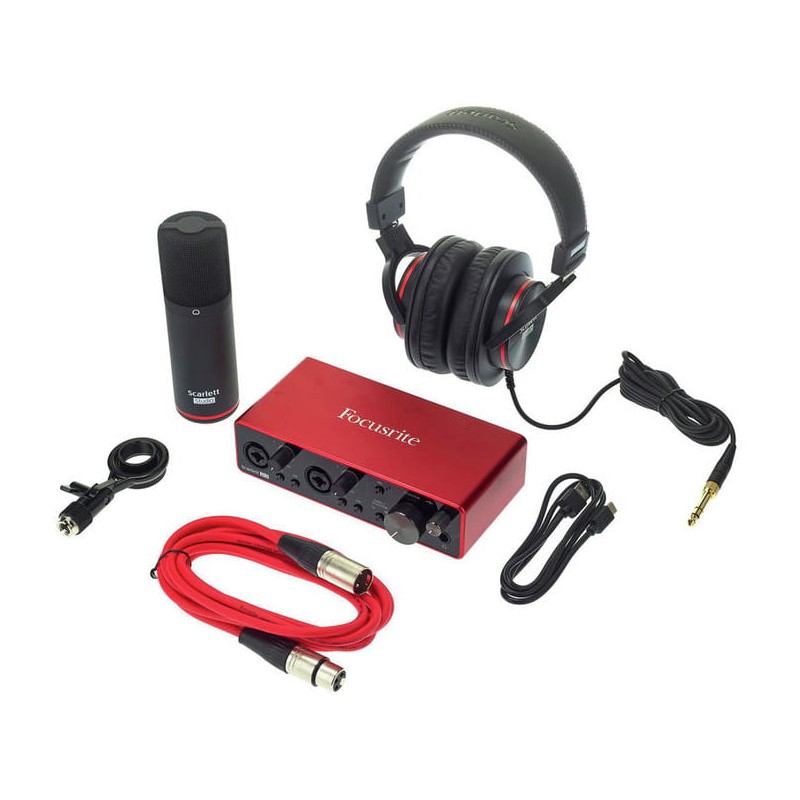 کارت صدا فوکوسرایت Focusrite Scarlett 2i2 Studio 3rd Gen Recording Bundle