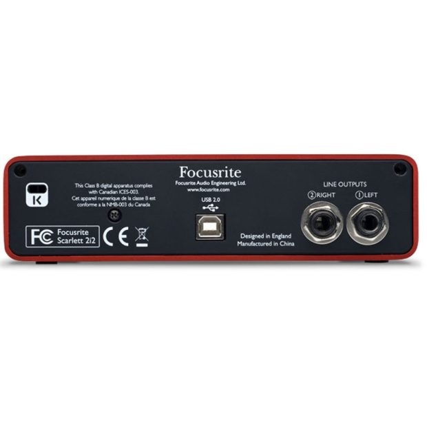 کارت صدا فوکوسرایت Focusrite Scarlett 2i2 - تصویر 2