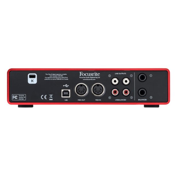 کارت صدا فوکوسرایت Focusrite Scarlett 2i4 G2 - تصویر 5