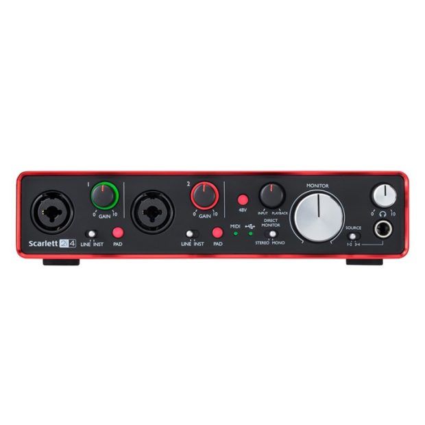 کارت صدا فوکوسرایت Focusrite Scarlett 2i4 G2 - تصویر 1