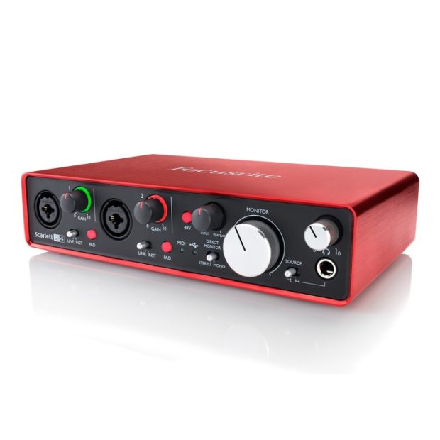 کارت صدا فوکوسرایت Focusrite Scarlett 2i4 G2 - تصویر 3