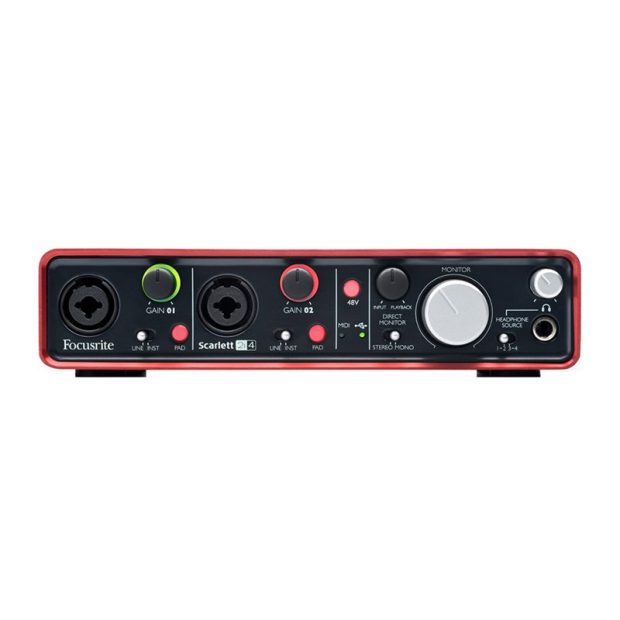 کارت صدا فوکوسرایت Focusrite Scarlett 2i4 - تصویر 1