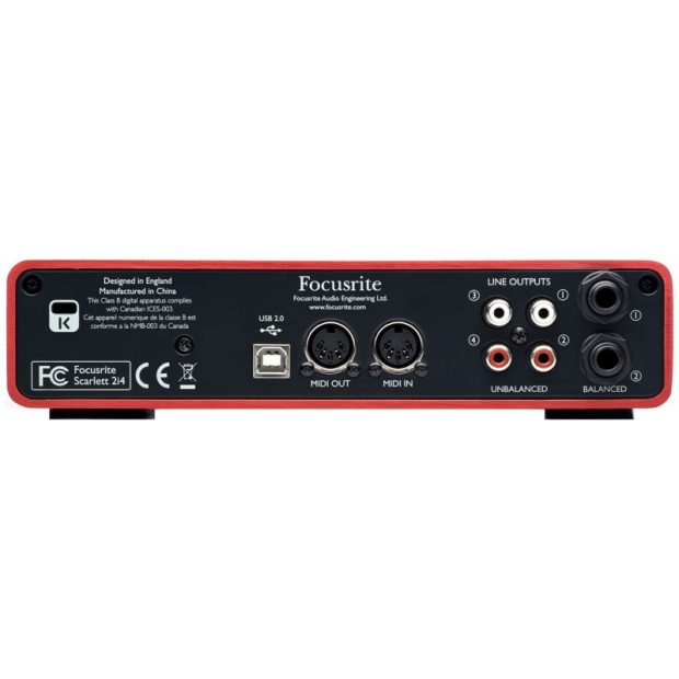 کارت صدا فوکوسرایت Focusrite Scarlett 2i4 - تصویر 2