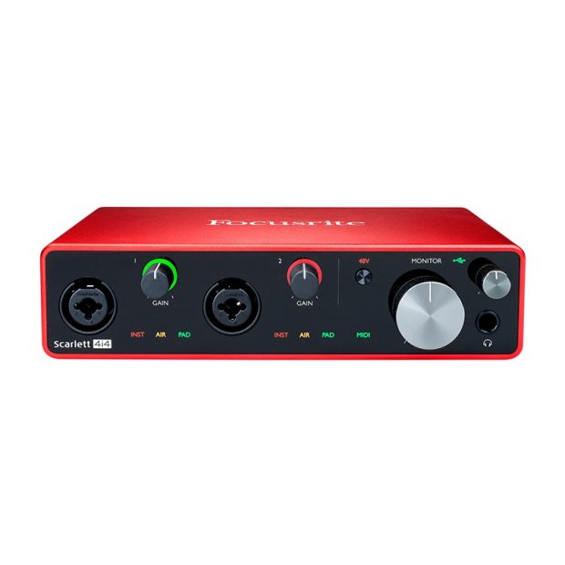 کارت صدا فوکوسرایت Focusrite Scarlett 4i4 3rd Gen - تصویر 1