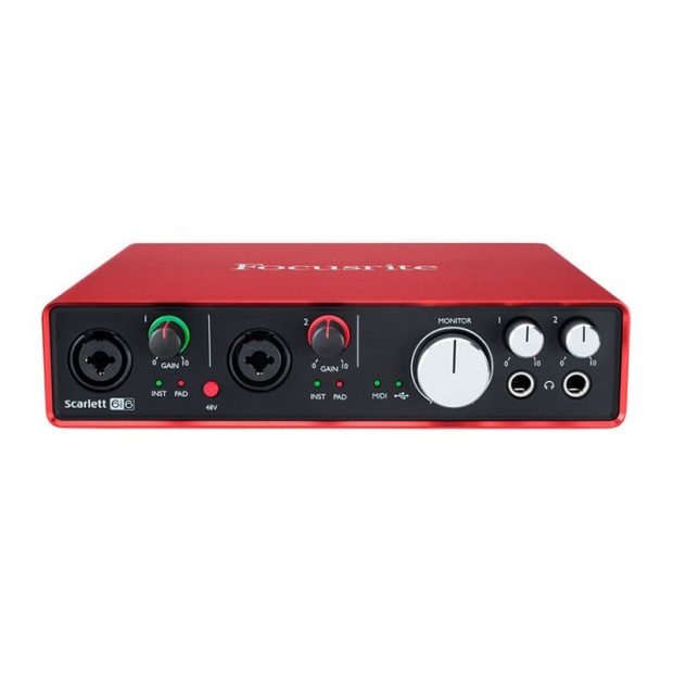 کارت صدا فوکوسرایت Focusrite Scarlett 6i6 G2 - تصویر 1