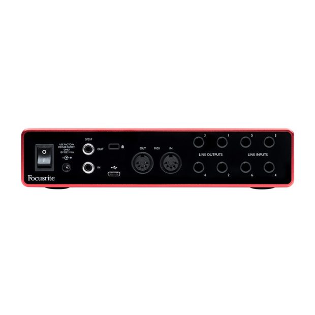 کارت صدا فوکوسرایت Focusrite Scarlett 8i6 3rd Gen - تصویر 4