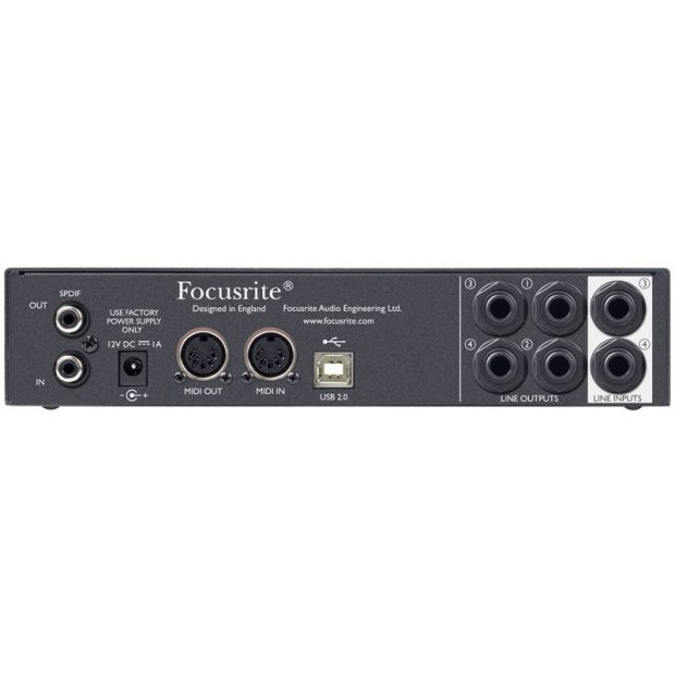 کارت صدا فوکوسرایت Focusrite Scarlett 8i6 USB 2.0 - تصویر 2