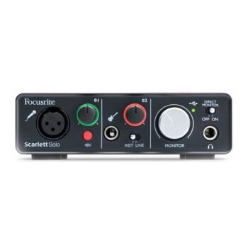 کارت صدا فوکوسرایت Focusrite Scarlett Solo