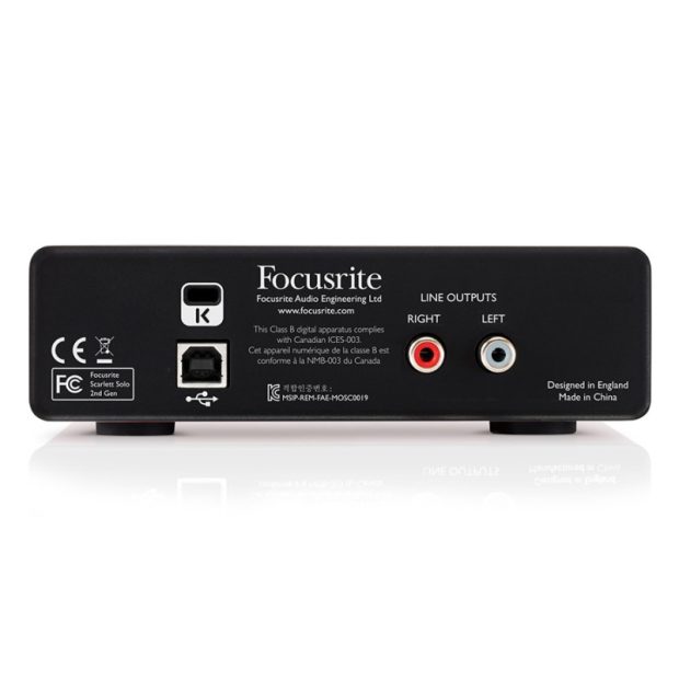 کارت صدا فوکوسرایت Focusrite Scarlett Solo G2 - تصویر 2