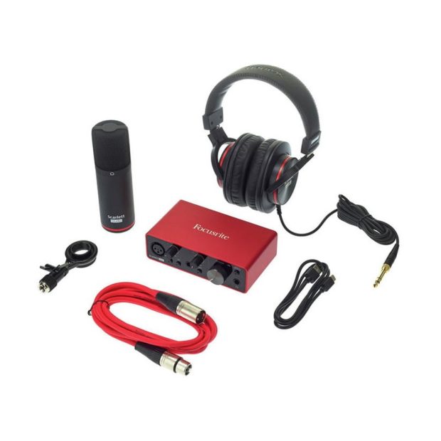 کارت صدا فوکوسرایت Focusrite Scarlett Solo Studio 3rd Gen Recording Bundle - تصویر 1