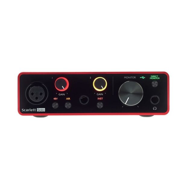 کارت صدا فوکوسرایت Focusrite Scarlett Solo Studio 3rd Gen Recording Bundle - تصویر 3
