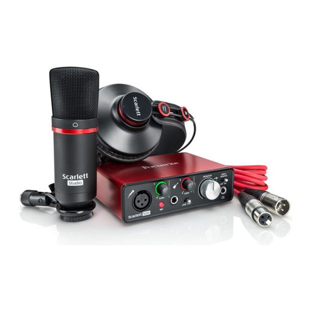 کارت صدا فوکوسرایت Focusrite Scarlett Solo Studio Pack G2 - تصویر 1