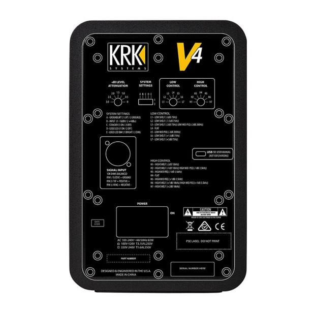 اسپیکر مانیتورینگ کی آر کی KRK V4 S4 - تصویر 4