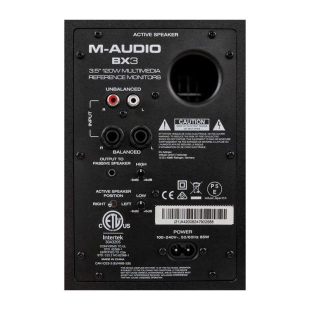 اسپیکر مانیتورینگ ام آدیو M-Audio BX3 - تصویر 8