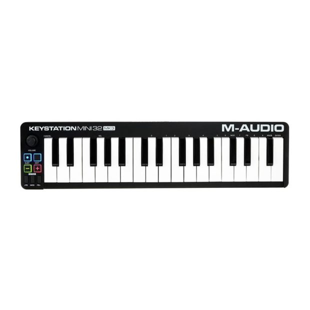 m-audio-keystation-mini-32-mk3-01-800x800-1.jpg میدی کنترلر ام آدیو M-Audio Keystation Mini 32 MK3 - تصویر 1