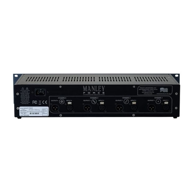 پری آمپ Manley Manley Force 4-channel Tube Microphone Preamp - تصویر 4