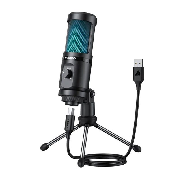 میکروفون یو اس بی ماونو Maono AU-PM461TR RGB - تصویر 2