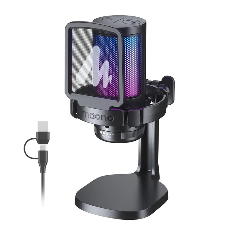 maono-dgm20-black-01-800x800-1.jpg میکروفون یو اس بی ماونو Maono DGM20 Black - Image 1