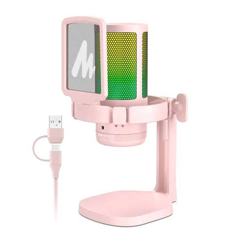میکروفون یو اس بی ماونو Maono DGM20 Pink