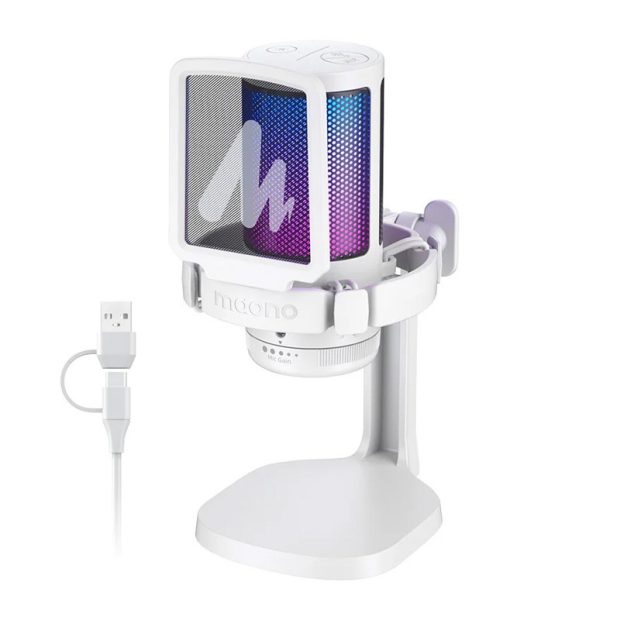 میکروفون یو اس بی ماونو Maono DGM20 White - تصویر 1