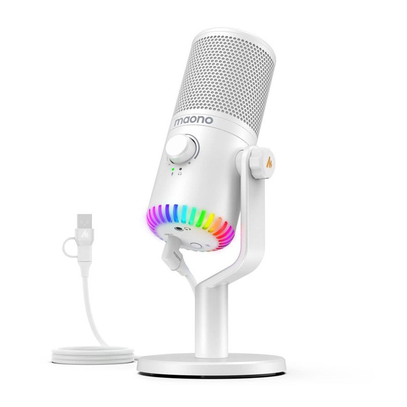 میکروفون یو اس بی ماونو Maono DM30 White